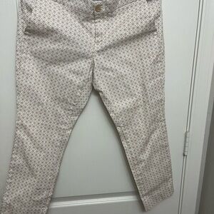 Banana Republic Kids' Cream Patterned Pants
